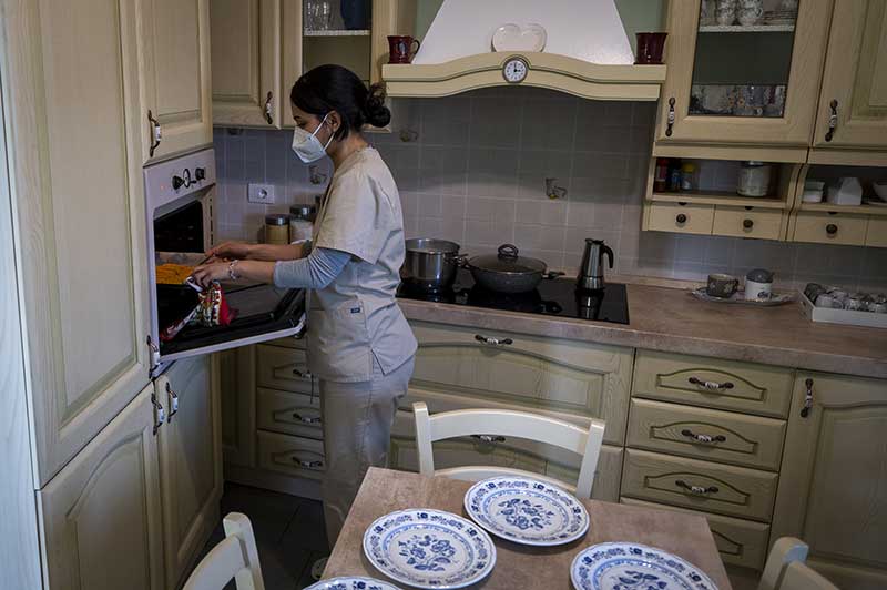 La cucina interna